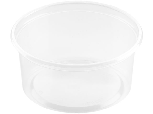 DUNI Plastform PP rund 200ml 50/fp | Kök och servering - Matförvaring - Plastformar och skålar | Kontorsexperten