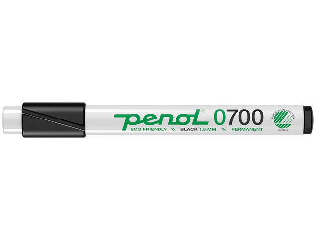 PENOL Märkpenna 0-700 perm 1,5mm svart | Kontorsmaterial - Pennor - Märkpennor - Rund spets | Kontorsexperten