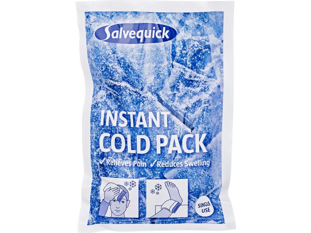 SALVEQUICK Kylpåse Cold pack | Skyddsutrustning - Första Hjälpen - Förband och Refill | Kontorsexperten