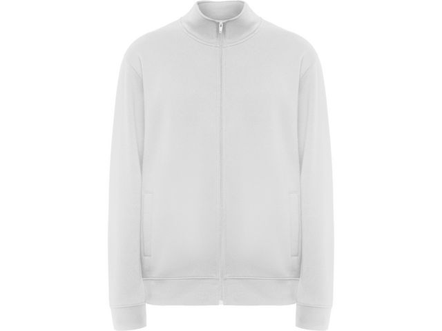 ROLY Sweater zip ulan unisex vit M | Arbetskläder - Arbetströjor - Sweatshirts och koftor | Kontorsexperten