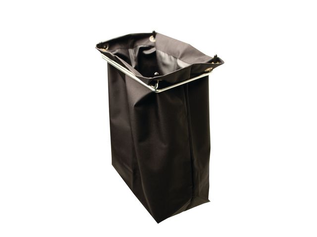 Hygienteknik Tvättpåse liten svart 23L | Städ och hygien - Städvagnar - Tillbehör städvagnar | Kontorsexperten
