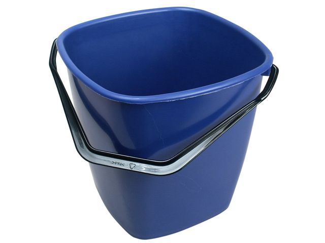 Hygienteknik Hink fyrkantig blå 14l | Städ och hygien - Städredskap - Hinkar och tillbehör | Kontorsexperten