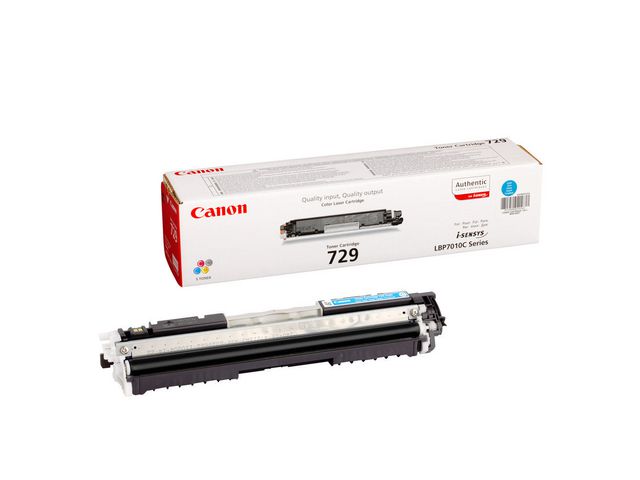Canon Toner, 729 C, cyan, singelförpackning, 4369B002 | Toner och bläck - Tonerkassetter - Toner Canon | Kontorsexperten