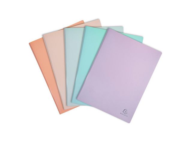 Exacompta Demobok 60 fickor Aquarel sorterade färger 5/fp | Kontorsmaterial - Pärmar och register - Demopärmar och demoböcker | Kontorsexperten