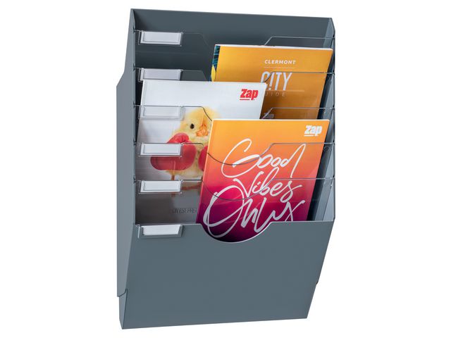 Cep Blankettfack 6-fack grå | Kontorsmaterial - Till skrivbordet - Blankettfack och Boxar | Kontorsexperten