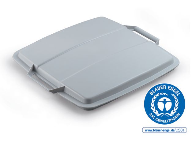 DURABLE Lock Durabin Eco 90L grå | Städ och hygien - Avfallshantering och källsortering - Sortering och återvinning | Kontorsexperten