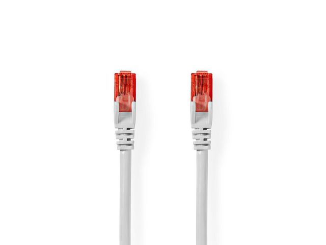 NEDIS Kabel Nätverk UTP Cat6 10m Vit | Datorprodukter - Kablar och adaptrar - Nätverkskablar | Kontorsexperten