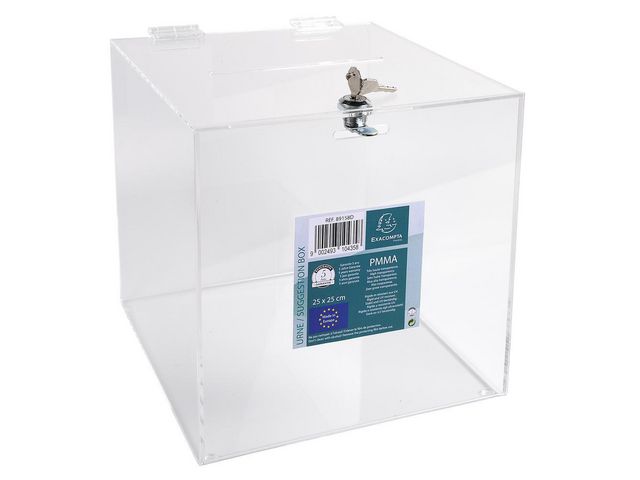 Exacompta Förslagslåda transparent | Kontorsmaterial - Till skrivbordet - Brevkorgar tillbehör | Kontorsexperten