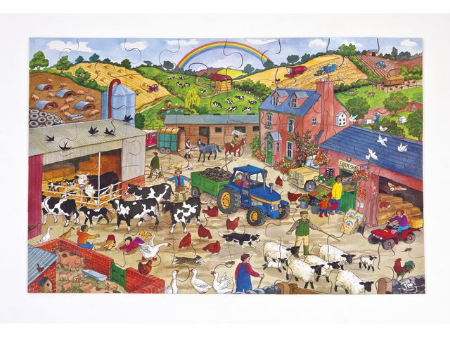 Golvpussel | Skola och förskola - Lekmaterial - Pussel - Golvpussel | Kontorsexperten