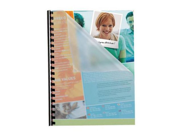 PAVO Plastomslag A4 280mic 100/fp | Kontorsmaskiner - Inbindning - Omslag | Kontorsexperten