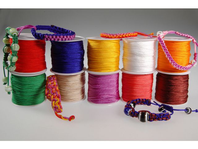 Polyestertråd 1,7mmx18mx10 färger | Skola och förskola - Hobbymaterial - Tråd, snöre och snodd | Kontorsexperten