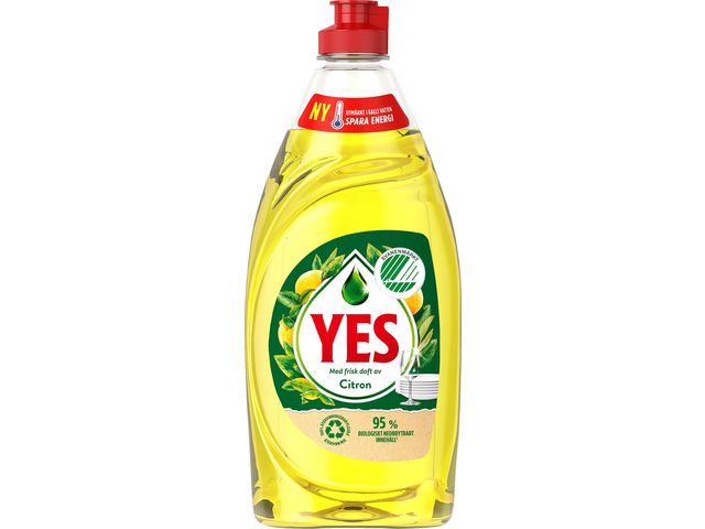 YES [P&G] Handdiskmedel Lemon 520ml | Städ och hygien - Diskrengöring - Handdiskmedel | Kontorsexperten