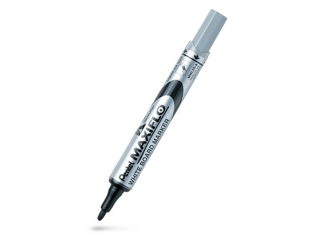 Pentel Whiteboardpenna Maxiflo rund sv | Kontorsmaterial - Pennor - Whiteboardpennor - Rund spets | Kontorsexperten
