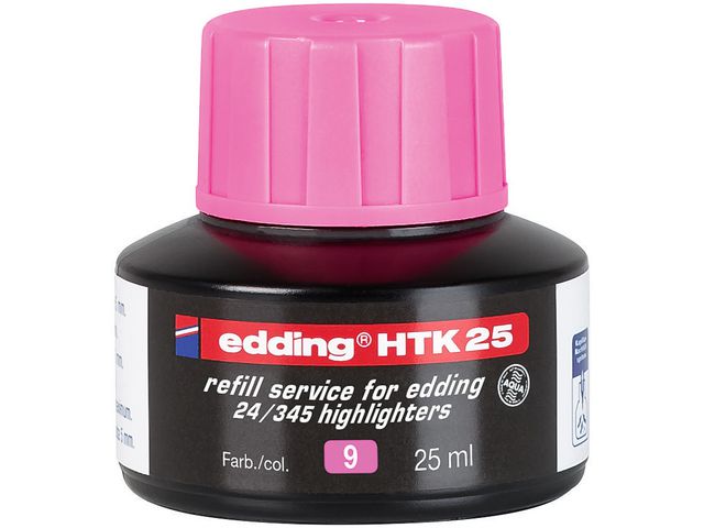 edding Refill HTK 25 rosa 25 ml | Kontorsmaterial - Pennor - Pennpatroner | Kontorsexperten