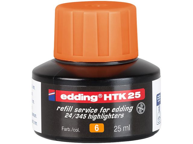 edding Refill HTK 25 ink orange 25 ml | Kontorsmaterial - Pennor - Pennpatroner | Kontorsexperten