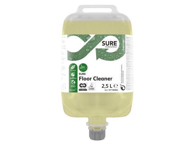 SURE Golvrent Floor Cleaner QuattroSelect 2,5L 2/fp | Städ och hygien - Golvunderhåll - Golvrengöring | Kontorsexperten