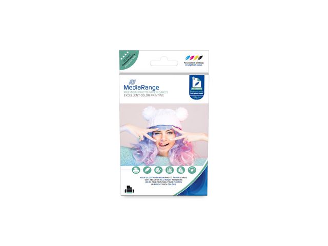 Produktfoto för MediaRange Fotopapper 10x15 glossy