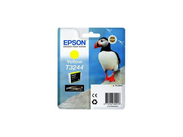 Epson Bläckpatron, T3244, UltraChrome, gul, C13T32444010 | Toner och bläck - Bläckpatroner - Bläckpatroner Epson | Kontorsexperten