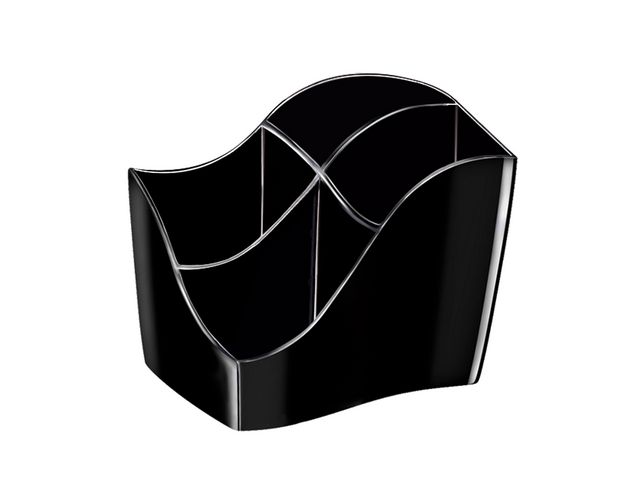 Cep Prylställ Ellypse 4 fack svart | Kontorsmaterial - Till skrivbordet - Penn och Prylställ | Kontorsexperten