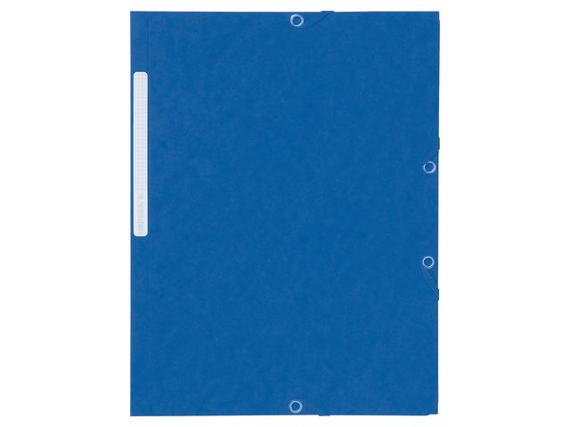 Lyreco Gummibandsmapp kartong A4 blå 10/fp | Kontorsmaterial - Mappar och plastfickor - Gummibandsmappar - Kartong | Kontorsexperten