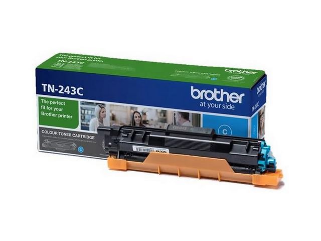 Brother Toner TN243C Cyan | Toner och bläck - Tonerkassetter - Toner Brother | Kontorsexperten