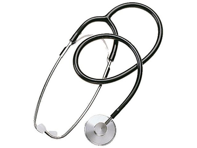 Stetoskop standard Svart | Sjukvård och omsorg - Diagnos och behandling - Hjärta och lunga | Kontorsexperten