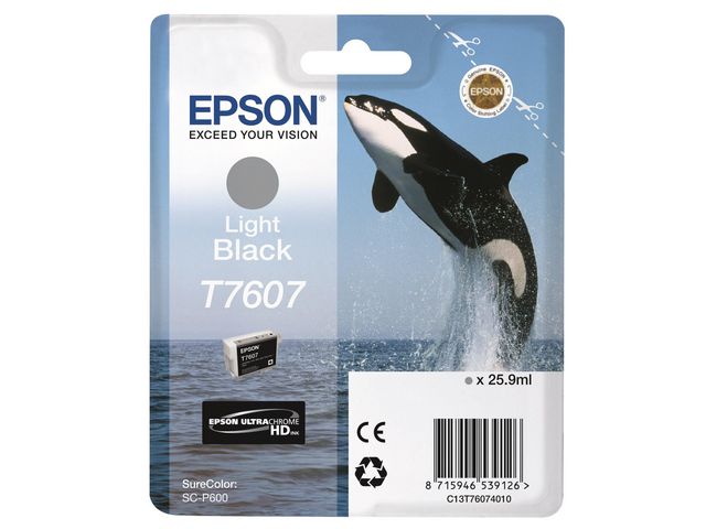 Epson Bläckpatron C13T76074010 Light Sva | Toner och bläck - Bläckpatroner - Bläckpatroner Epson | Kontorsexperten