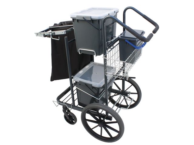 HYGIENTEKNIK Fastighetsvagn Robust Städklar | Städ och hygien - Städvagnar - Städvagnar | Kontorsexperten