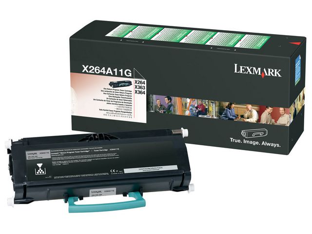 Lexmark Toner X264A11G svart | Toner och bläck - Tonerkassetter - Toner Lexmark | Kontorsexperten