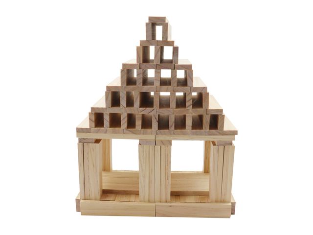 MYPAUZE Byggklossar trä 12x2,5x0,8cm 1000st | Skola och förskola - Lekmaterial - Bygglek, konstruktion och mosaik | Kontorsexperten