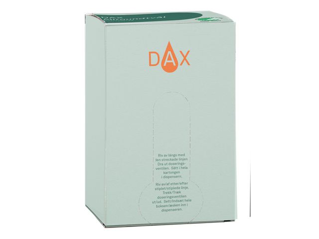 DAX Flytande krämtvål, allorund, oparfymerad, påfyllningspatron, 700ml | Städ och hygien - Tvål och hygien - Hygiensystem - DAX | Kontorsexperten