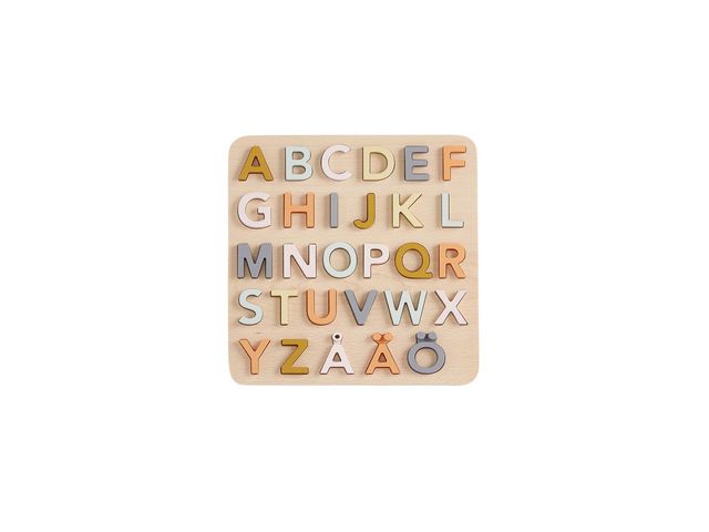 Kids Concept Bokstavspussel A-Ö | Skola och förskola - Lekmaterial - Pussel - Rampussel | Kontorsexperten
