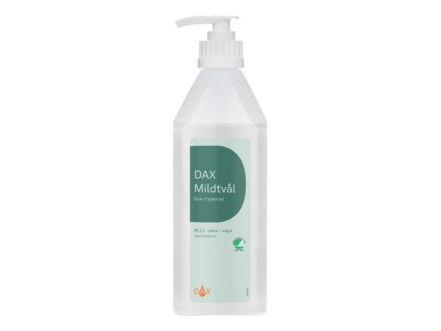 DAX Tvål Mild pumpflaska 600ml | Städ och hygien - Tvål och hygien - Tvål - Flytande | Kontorsexperten