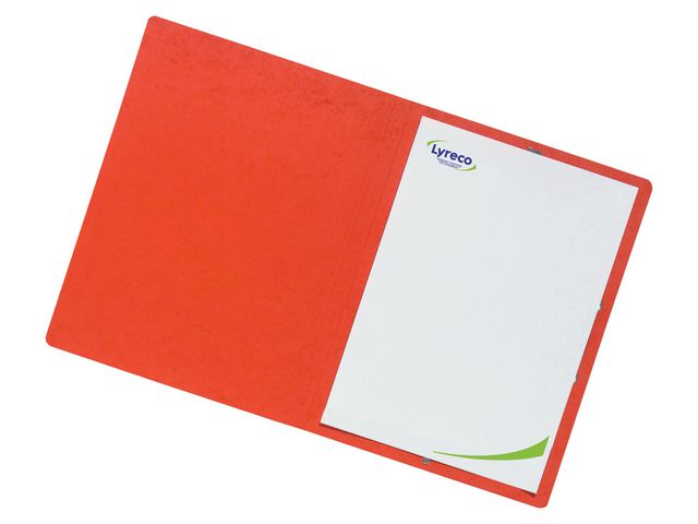 Lyreco Gummibandsmapp kartong A4 röd 10/fp | Kontorsmaterial - Mappar och plastfickor - Gummibandsmappar - Kartong | Kontorsexperten