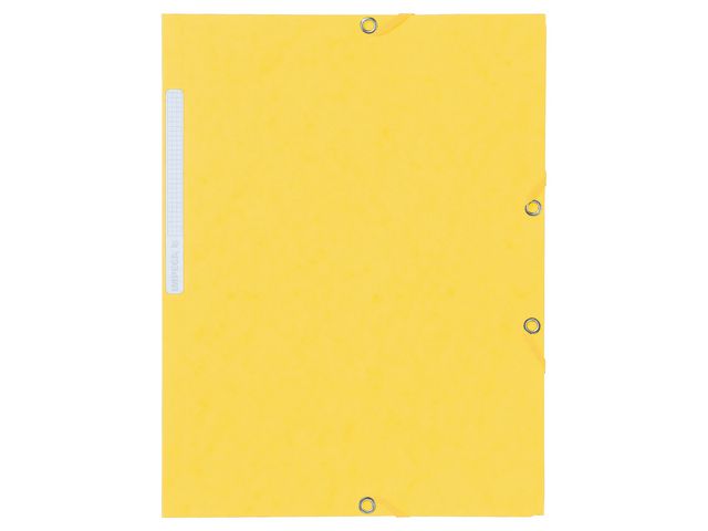 Lyreco Gummibandsmapp kartong A4 gul 10/fp | Kontorsmaterial - Mappar och plastfickor - Gummibandsmappar - Kartong | Kontorsexperten