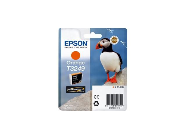 Epson Bläckpatron, T3249, UltraChrome, orange, C13T32494010 | Toner och bläck - Bläckpatroner - Bläckpatroner Epson | Kontorsexperten