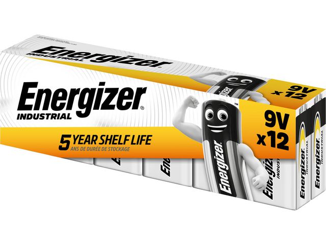 ENERGIZER Batteri Industrial E 9V 12/fp | Kontorsmaskiner - Batterier - E/9V | Kontorsexperten