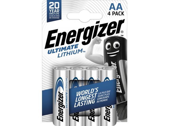 Energizer Batteri Ultimate AA 4/fp | Kontorsmaskiner - Batterier - AA | Kontorsexperten