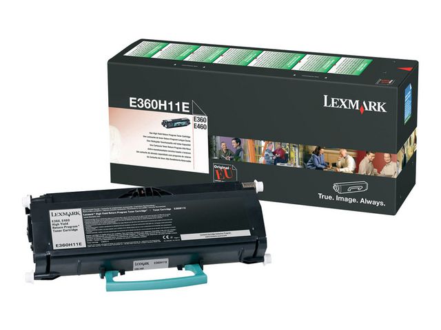Lexmark Toner, hög kapacitet, svart, singelförpackning, E360H11E | Toner och bläck - Tonerkassetter - Toner Lexmark | Kontorsexperten