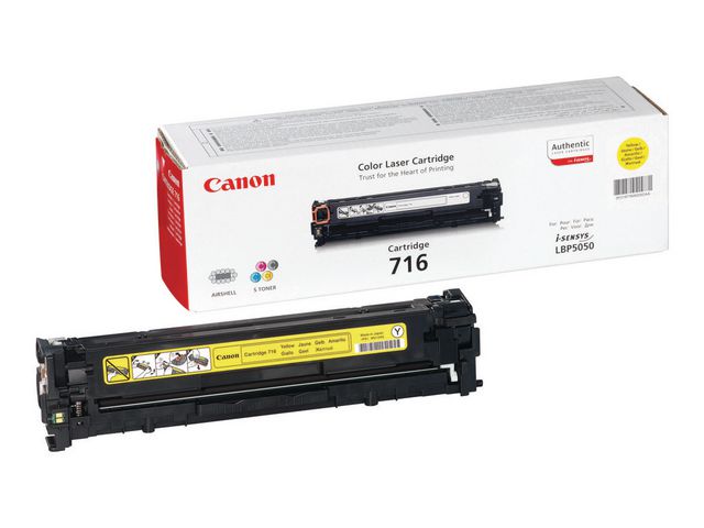 Canon Toner 716, 1977B002, gul, singelförpackning | Toner och bläck - Tonerkassetter - Toner Canon | Kontorsexperten