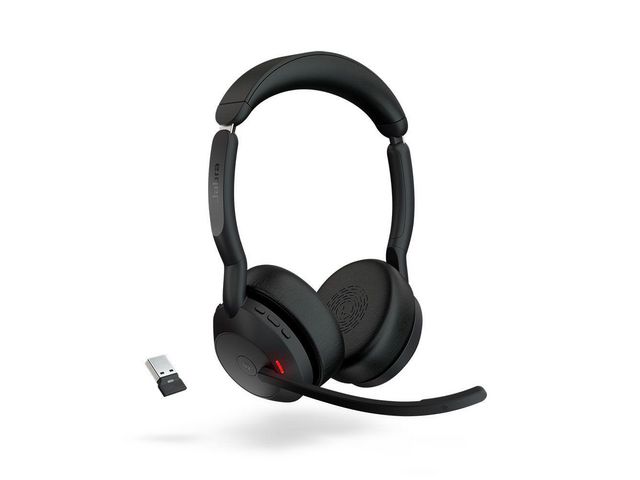 JABRA Headset Evolve2 55 MS stereo BT USB-C | Kontorsmaskiner - Headset och telefoner - Headset - Trådlösa | Kontorsexperten
