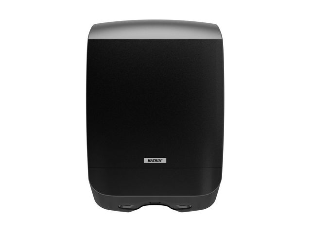 KATRIN Dispenser Handdukar M svart | Städ och hygien - Toalettpapper och torkpapper - Hållare - Torkrullar | Kontorsexperten