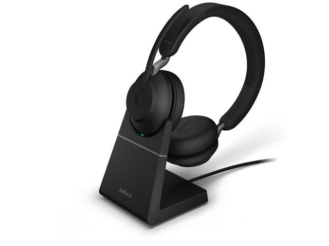JABRA Headset Evolve2 55 MS stereo BT stativ | Kontorsmaskiner - Headset och telefoner - Headset - Trådlösa | Kontorsexperten