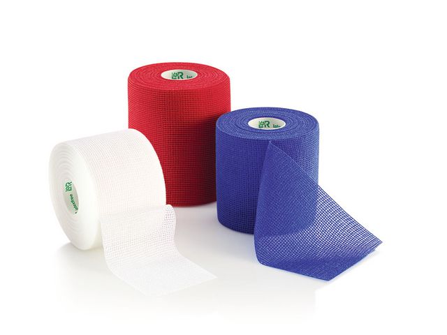 Mollelast® Binda MOLLELAST HAFT Blå 6cmx20m | Sjukvård och omsorg - Förband och fixering - Fixeringsbindor | Kontorsexperten