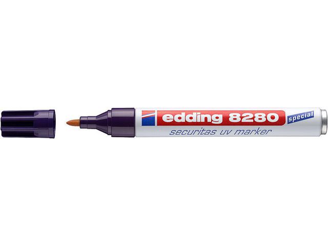 edding Märkpenna 8280 UV marker | Kontorsmaterial - Pennor - Märkpennor - Rund spets | Kontorsexperten