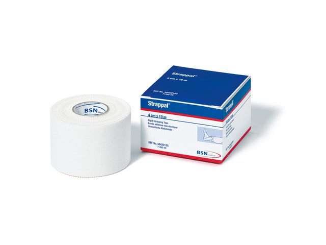 Strappal Sporttejp Strappal 4cmx10m | Sjukvård och omsorg - Kompression och stöd - Stöd och Gips | Kontorsexperten