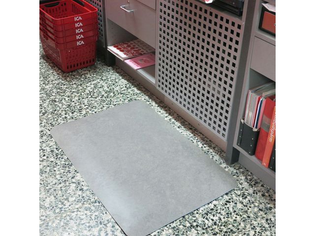 MATTING Arbetsmatta YSed 61x91cm ljusgrå | Kontorsmöbler och inredning - Arbetsplatsmattor och ståmattor - Arbetsplats-och ståmattor | Kontorsexperten