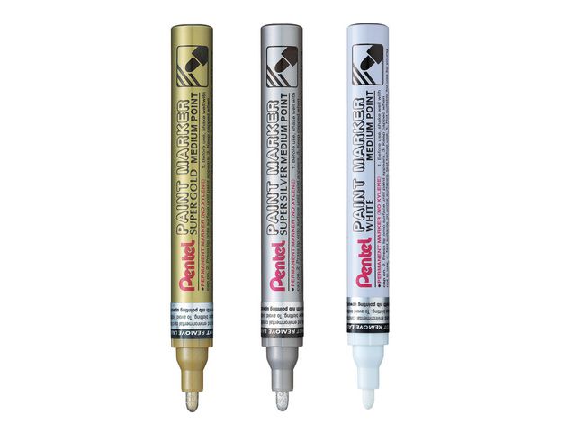 Pentel Märkpenna Paint Marker rund guld | Kontorsmaterial - Pennor - Märkpennor - Rund spets | Kontorsexperten
