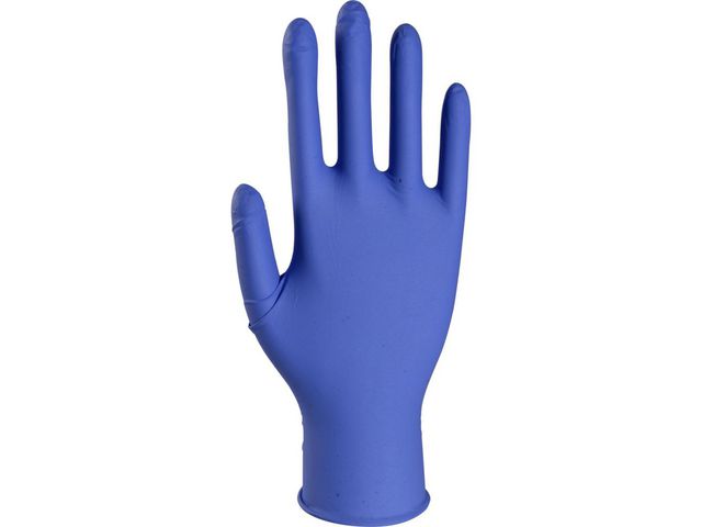 ABENA Nitrilhandske lång Classic XS blå 150/fp | Skyddsutrustning - Engångshandskar - Nitrilhandskar | Kontorsexperten