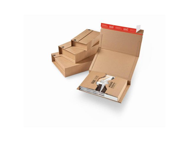 ColomPac E-handelslåda CP2012 325x250x80mm | Emballage och lagerutrustning - Lådor och well - E-handelslådor | Kontorsexperten